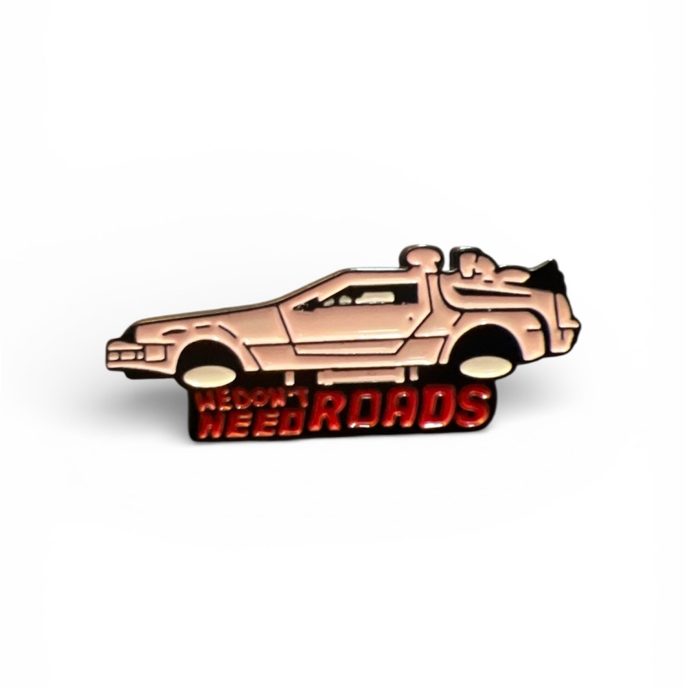 Back to the Future Car Enamel Pin